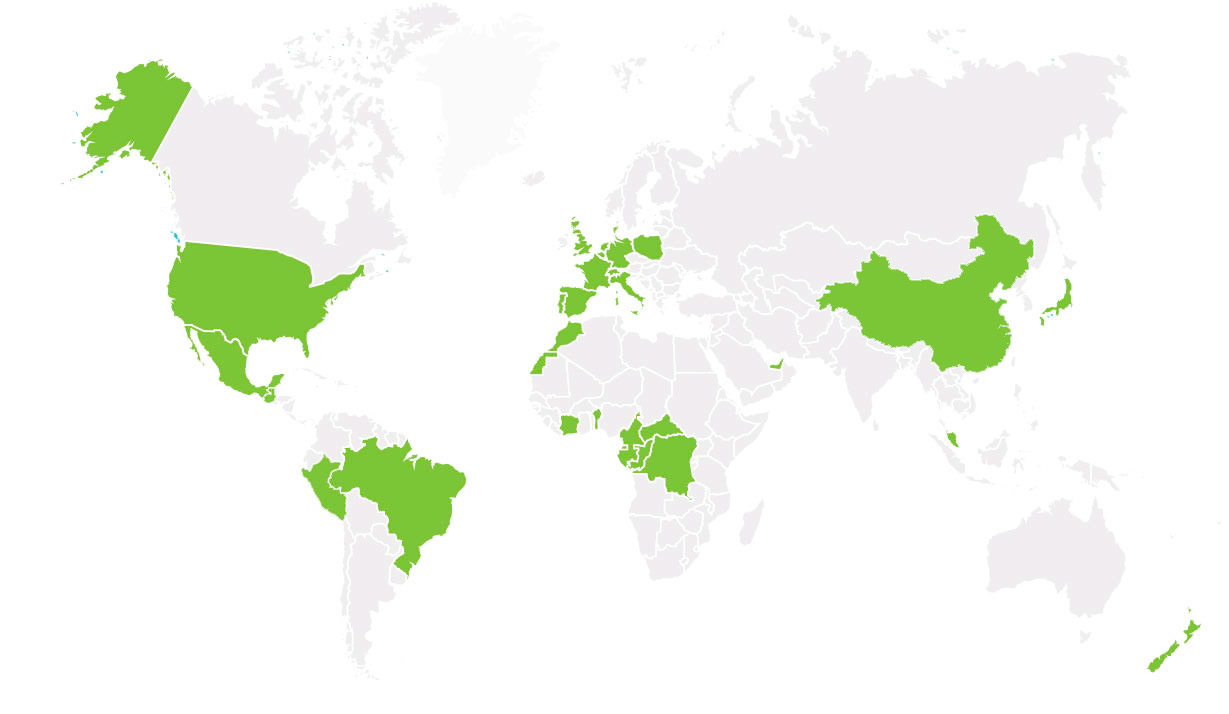 Carte des Membres ATIBT