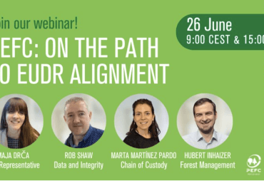 EUDR alignment: Do not miss the PEFC Webinar on June the 26th
