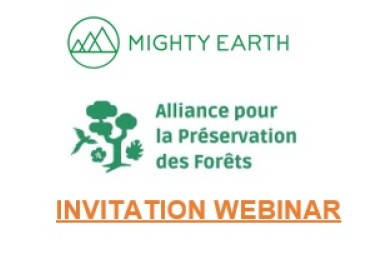 INVITATION WEBINAR sur le thème « DEFORESTATION ET DEVOIR DE VIGILANCE : Identification des risques et prévention des atteintes à l’environnement »