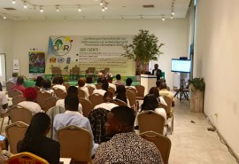 Présentation du  projet UFA-Reforest à la 1ère Conférence Internationale sur l'Afforestation et le Reboisement (CIAR1) à Brazzaville