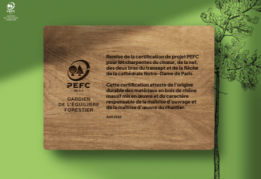 Rebuilding Notre-Dame: PEFC certification for the sustainability of used wood